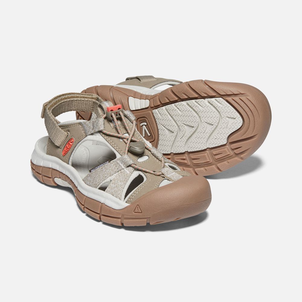 Keen Sandaal Dames Beige/Koraal - Ravine H2 - 51209-DFOV